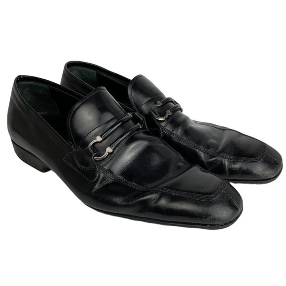 Salvatore Ferragamo Other - Mens Salvatore Ferragamo Black Leather Dress Shoes